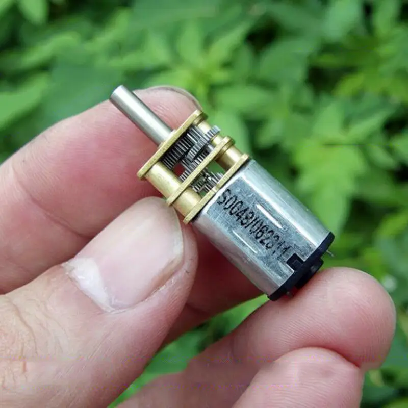 

Micro N20 Motor DC 3V 5V 6V 90RPM Small Mini 12mm Full Metal Gearbox Gear Motor Slow Speed Reduction DIY Robot Small Car Toy