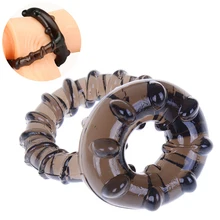 Double retard anneau hommes mâle temps doux Silicone pénis anneau de coq durable produit partie corps bijoux amant Sexy jouet jeu outil