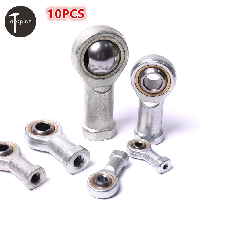

10PCS M5 M6 M8 Female Fish Eye Rod End Joint Bearing Left Internal Thread Bearing Steel Machinery Ball Bearing