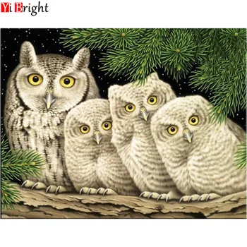 

owl animal Needlework diy diamond painting cross stitch full mosaic 5D diamond embroidery icon Home Decoration painting XY1