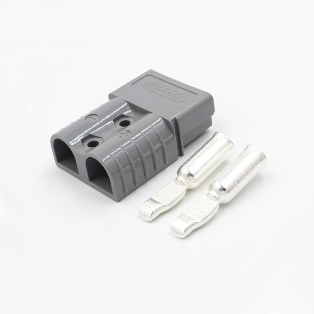

120A 600V Gray SH120 Plug Connector Double Pole with copper Contacts for Solar Panels Caravans Battery