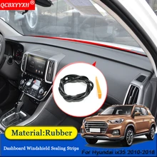 Автостайлинг анти-звуконепроницаемые не пропускающие шума пылезащитные панели автомобиля Лобовое стекло уплотнительные полосы авто аксессуары для hyundai ix35 2010