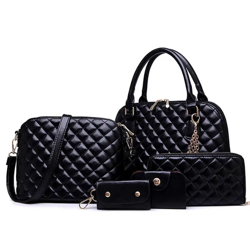 5 Sets Brand Style Women Handbags Latest Leather Bag 5 Sets Brand Style Women Handbags Latest Leather Bag Messenger Bags Designer Las Tote Handbag Crossbody Purse In Top Handle From
