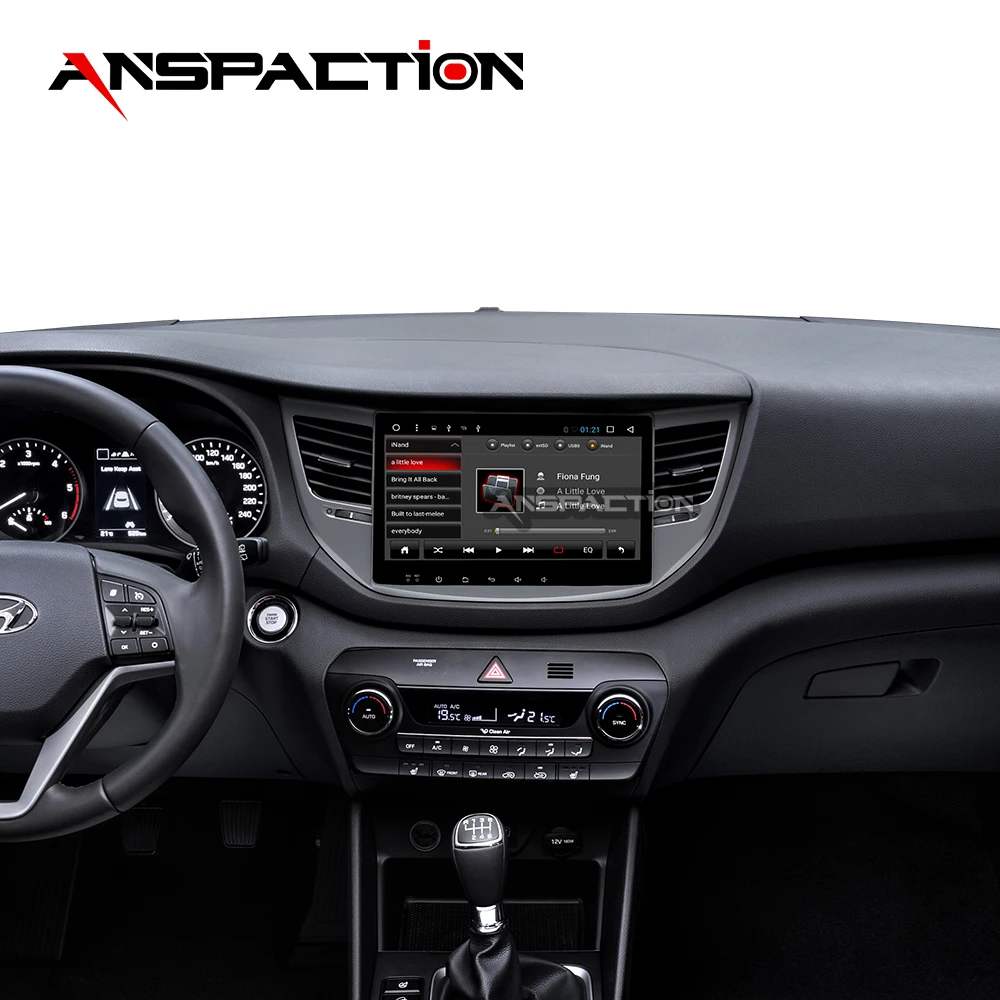 Cheap 10.1" IPS 2 Two Din Android8.1 Car Stereo For Hyundai Tucson IX35 2015 2016 2017 Radio FM GPS Navigation Backup Camera No DVD 4