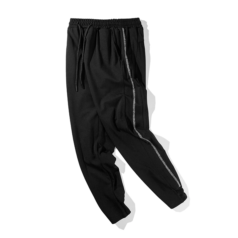 Summer and Autumn New S-2XL Slim Loose Harlan Casual Men's Cropped Pants Individuality Fashion Popular Simple Youth City Campus