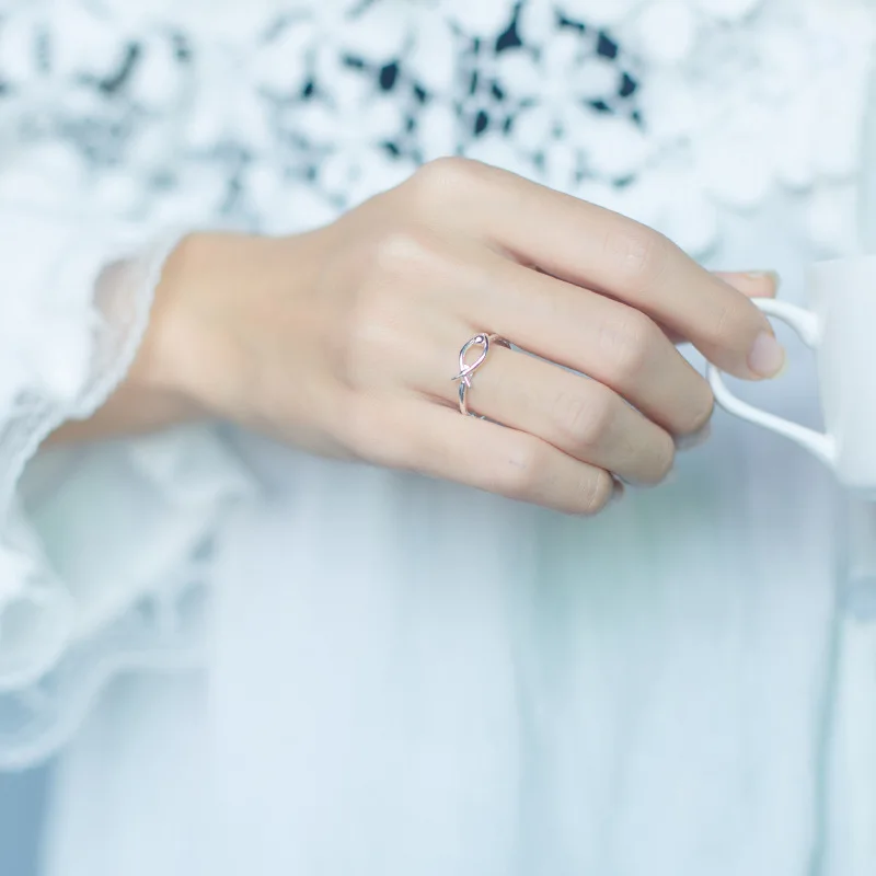 Trusta 2018 100% 925 Sterling Silver Fashion Jewelry Fish Cocktail Ring Sizable 6 7 Girls Kids Xmas Gift DS262 Drop Shipping
