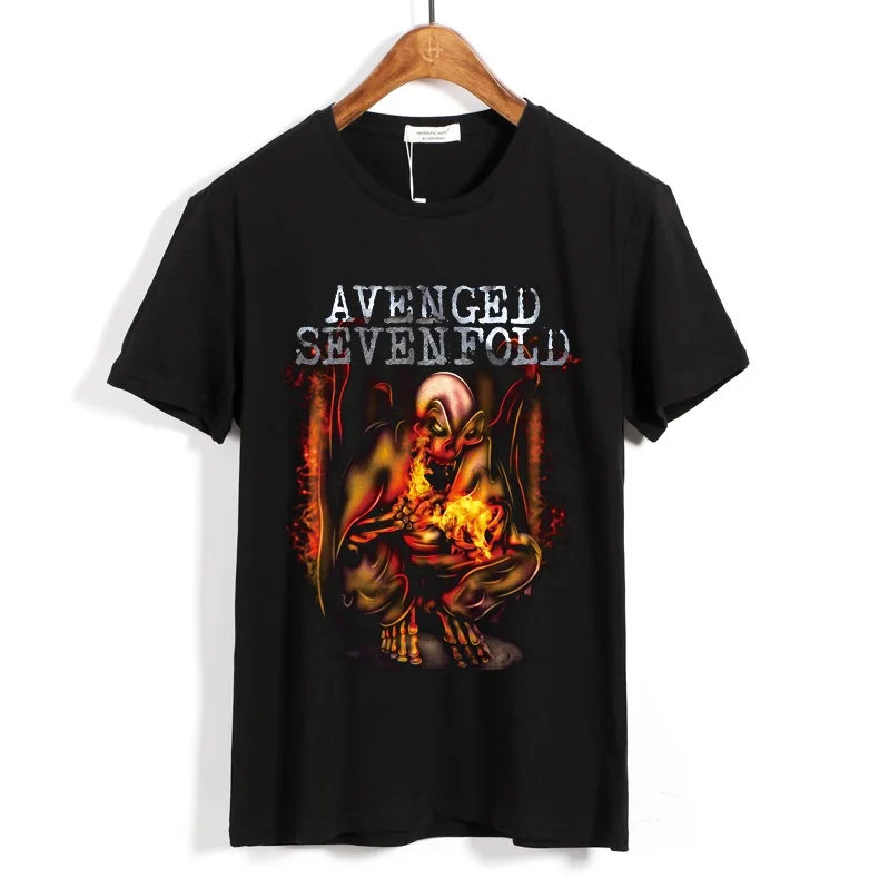 30 стилей Винтаж Avenged Sevenfold A7X рок брендовая рубашка 3D мужские майки фитнес панк, хард-рок тяжелый металлический Череп Демон Тройник - Цвет: 23