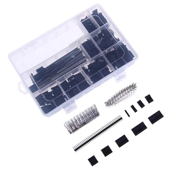 

1450pcs 250V 3A 1P/2P/3P/4P/5P/6P/8P/10P Female/Male Pin 2.54mm Dupont Head Dupont Plastic Shell Pin Header Connector Kit