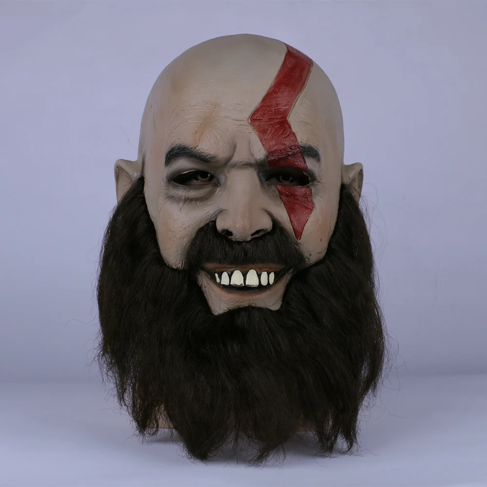 2018 Game God of War Kratos Leviathan Mask Cosplay Kratos Weapon Helmet Halloween Props (2)