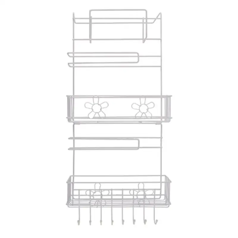 Кухонная полка для холодильника, боковая полка, универсальная полка для хранения трещин, многослойный держатель, многофункциональные Настенные стойки