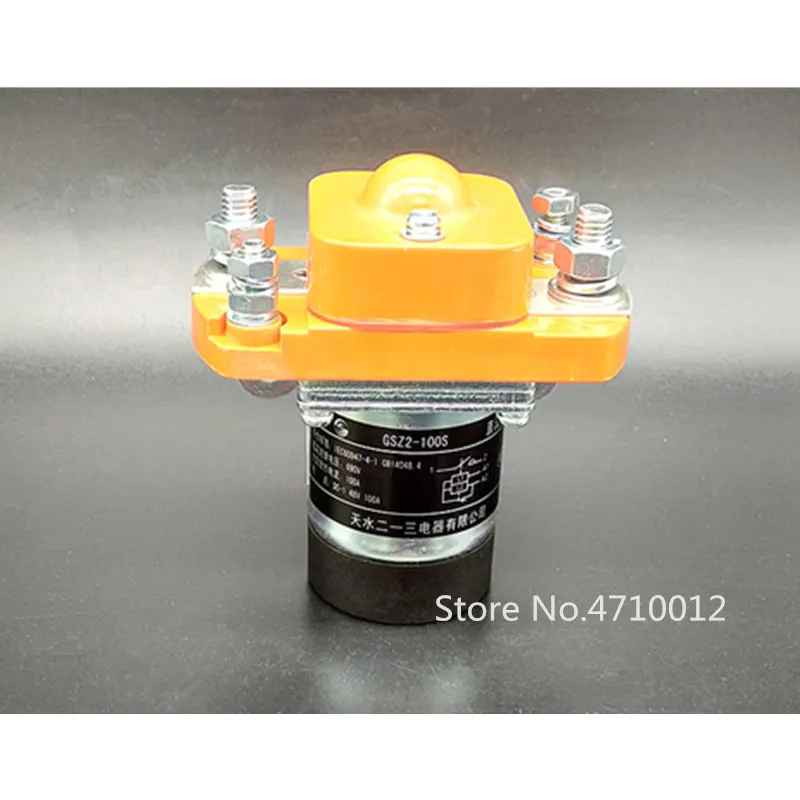 

Tianshui 213 GSZ2-100S single-pole dc contactor DC12V 100A forklift generator dc contactor,Normally open dc contactor