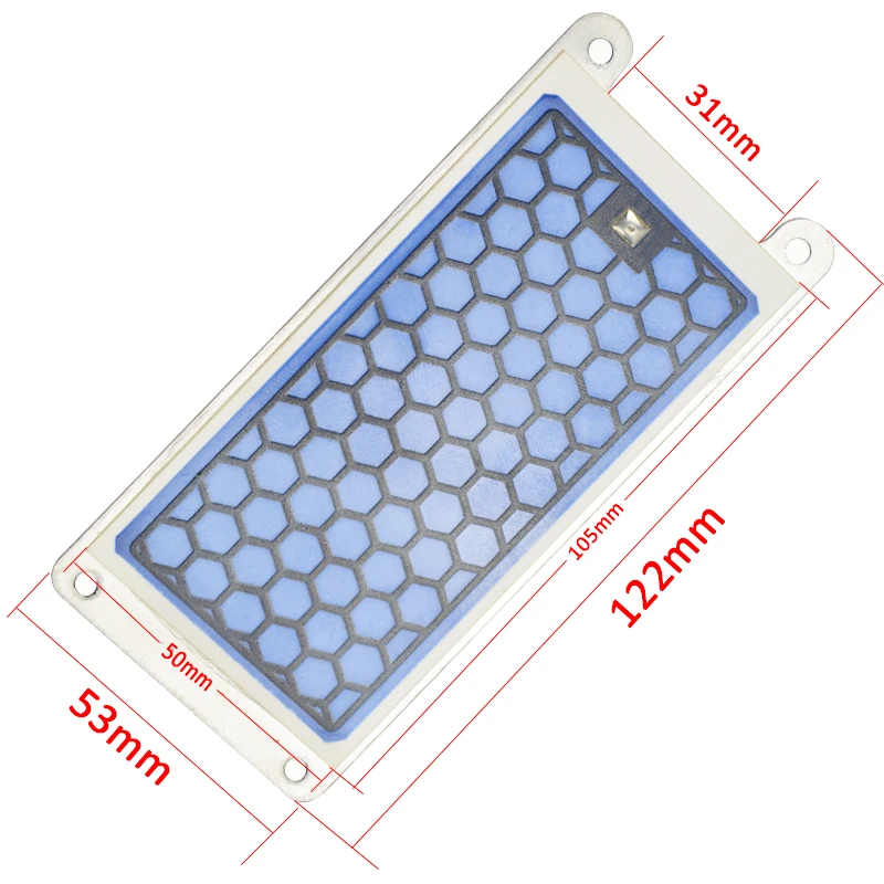 

1pcs 5g Ozone Ceramic Plate 220v Ozonizer Air and Water Ozone Generator Parts Air Purifier for Home
