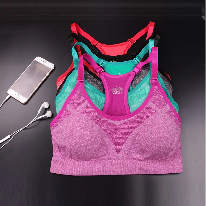 font b Fitness b font Sport Shirt Women Yoga Shirt Running Push Up Yoga Top