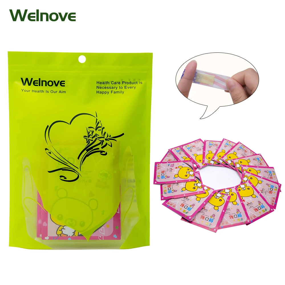 

150Pcs Band Aid Cute Cartoon Wound Dressings Sterile Hemostasis Stickers First Aid Bandage Medical Adhesive Plaster Strips Z724