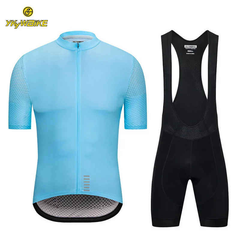 YKYWBIKE 2019 summer cycling jersey sets mens cycling clothing short