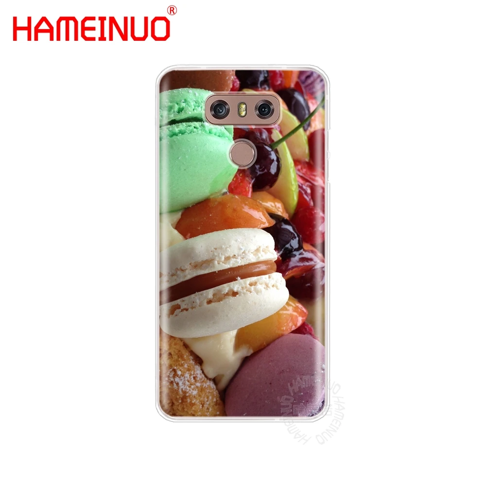 HAMEINUO чехол для телефона с изображением еды печенья Макарон Для LG Q6 G6 MINI G5 K10 K4 M250N