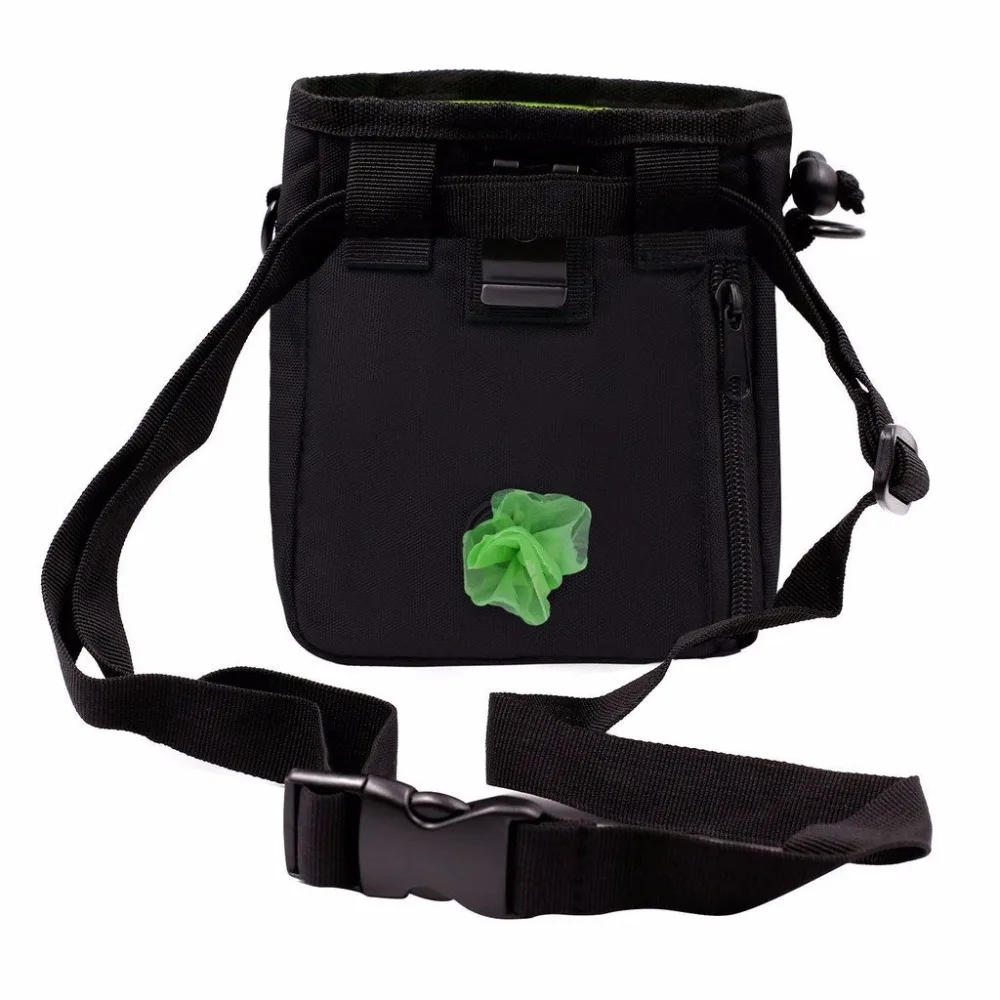 Dog Treat Training Pouch Bag Dog Travel Food Bag with 3 Wearing Ways