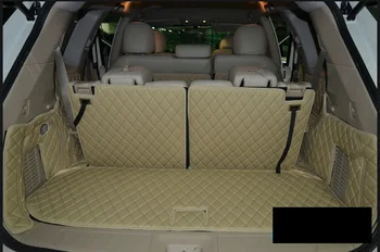 

luxury fiber leather car trunk mat for Nissan Pathfinder 2013 2014 2015 2016 2017 2018 2019 2020 car accessories