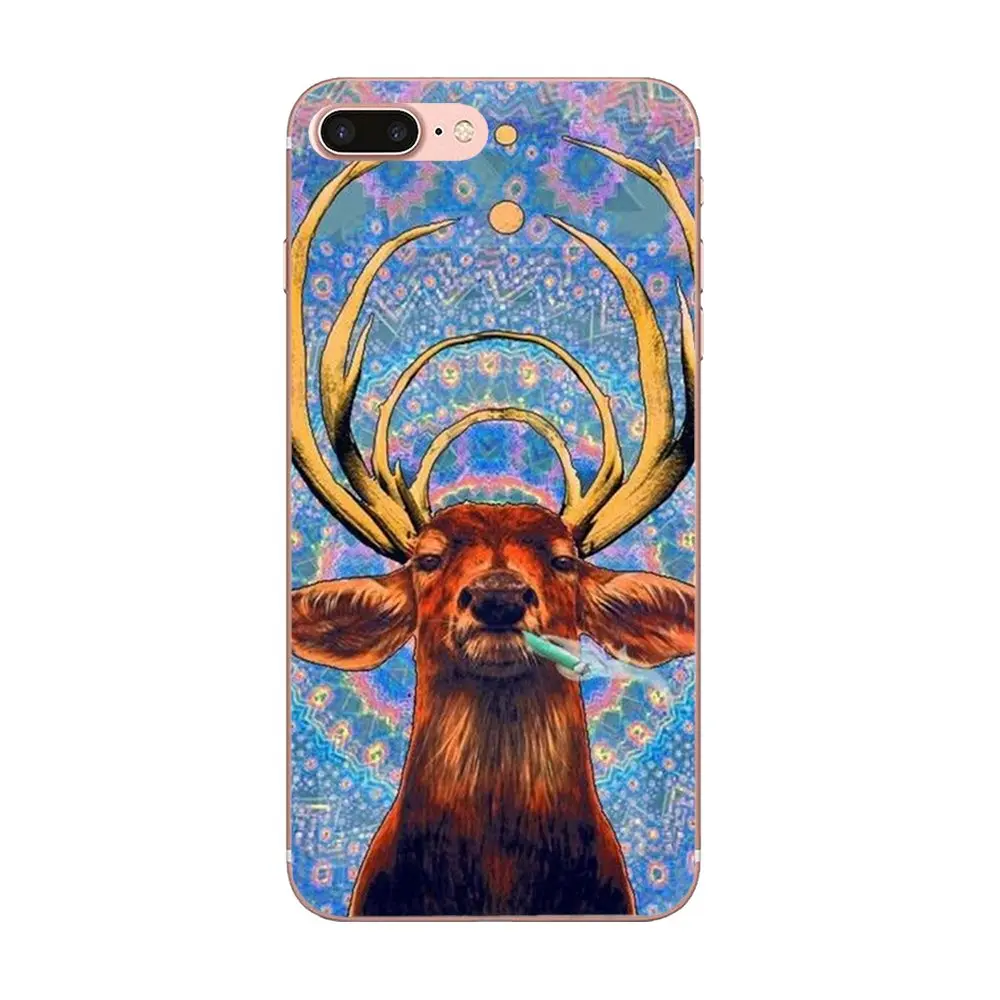 Для Apple iPhone 4 4S 5 5C 5S SE 6 6S 7 8 Plus X XS Max XR Дизайн чехол для сотового телефона Psychedelic