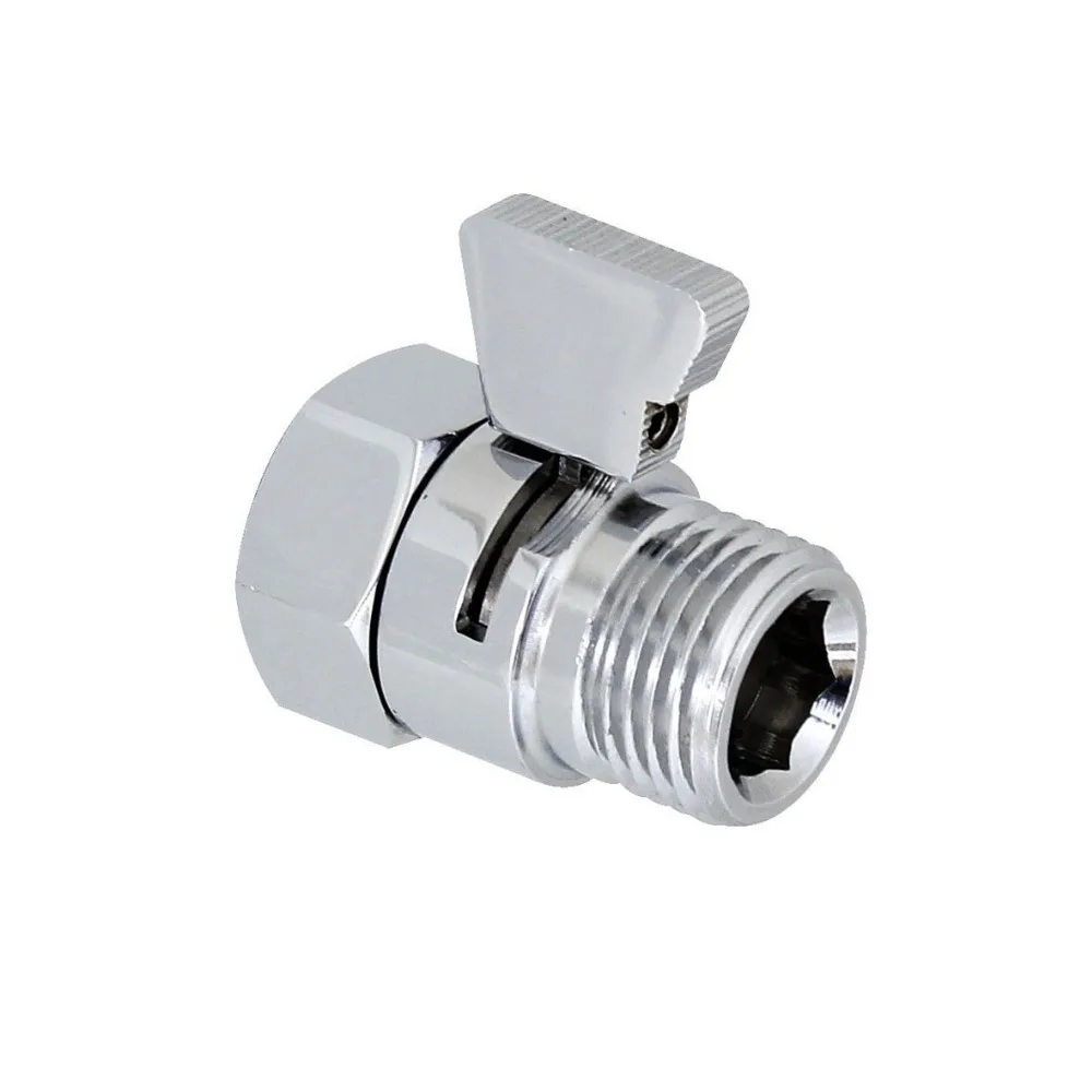 2016 Wholesale New Arrival Chrome Polished Shower Head Shut off Valve