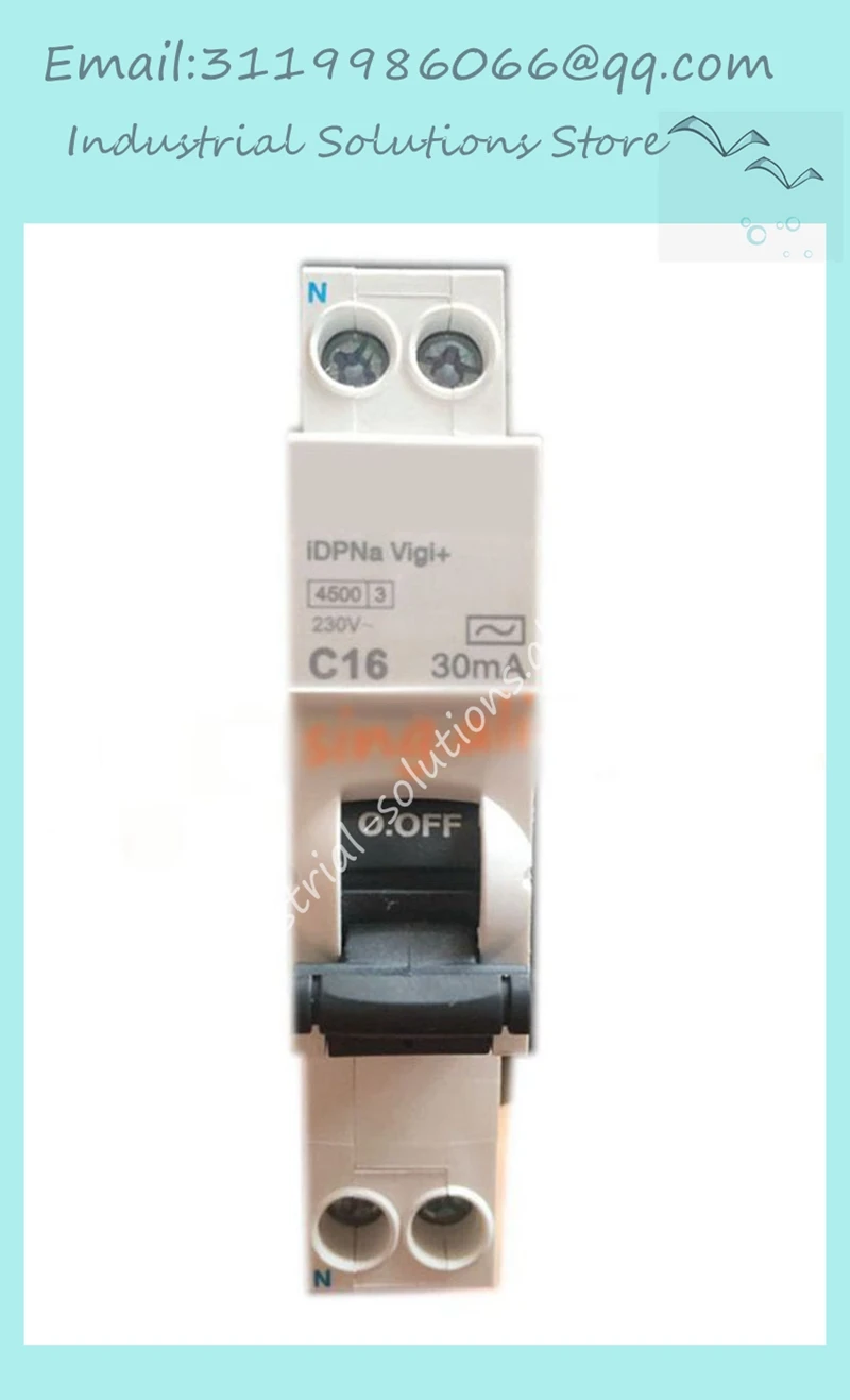Миниатюрный автоматический выключатель iDPNa Vigi+ C16A 4,5/6kA