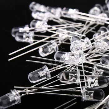 

Super Bright Led Color Diodes 50Pcs 5mm Blue Light Discrete LED Bulb Light Luminous Diode 200mW 470nm 40 degree Energy Saving