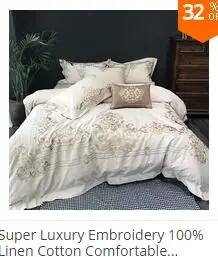 Sale Champagne Blue White Luxury Royal Embroidery 100S Egyptian Cotton Palace Bedding Set Duvet Cover Bed sheet/Linen Pillowcases 4