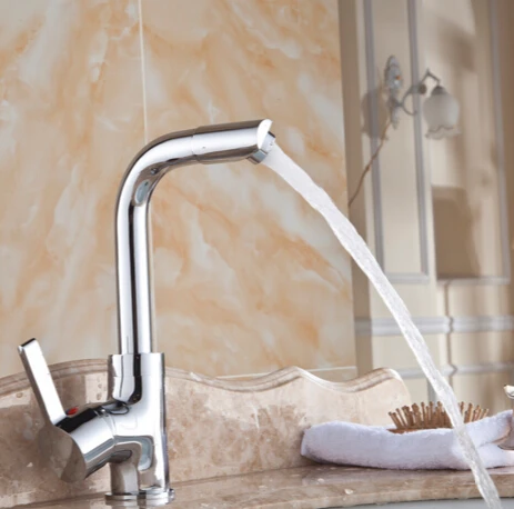 

chrome single lever hot and cold kitchen faucet sink mixer kitchen tap Kitchen Sink Bathroom Basin Sink Mixer Swivel Faucet