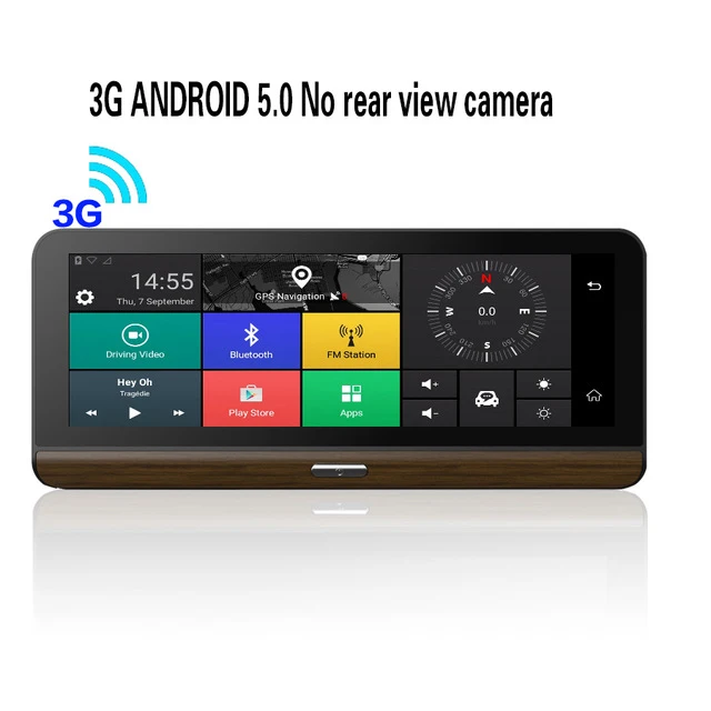 3G with rear camera Anfilite 10 шт. 3G/4G Автомобильный видеорегистратор с поддержкой плюс 7,8 дюймов Android 5,1 gps BT видеорегистратор регистратор видео регистратор грузовик навигация - Размер экрана, дюймов: 3G with rear camera