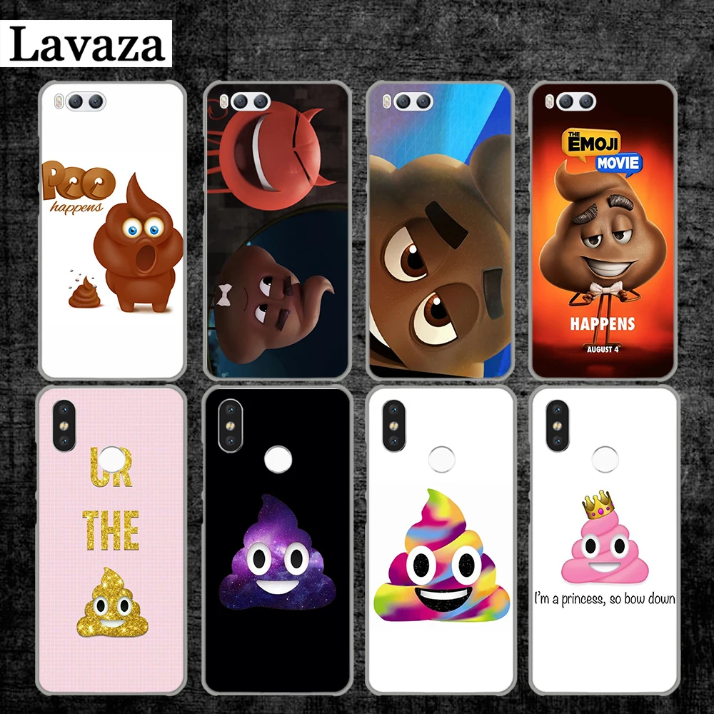 

Lavaza funny emoji shit Hard Case for Xiaomi MI 5 5S 6 8 9 SE Lite F1 A1 A2 5X 6X Mix 2S MAX 3