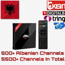 Italia Albanés IPTv H96 Pro + 3G/32G S912 Android 7.1 Países Bajos Portugal REINO UNIDO Francés Alemán Europa IPTV Suscripción Samrt tv Box