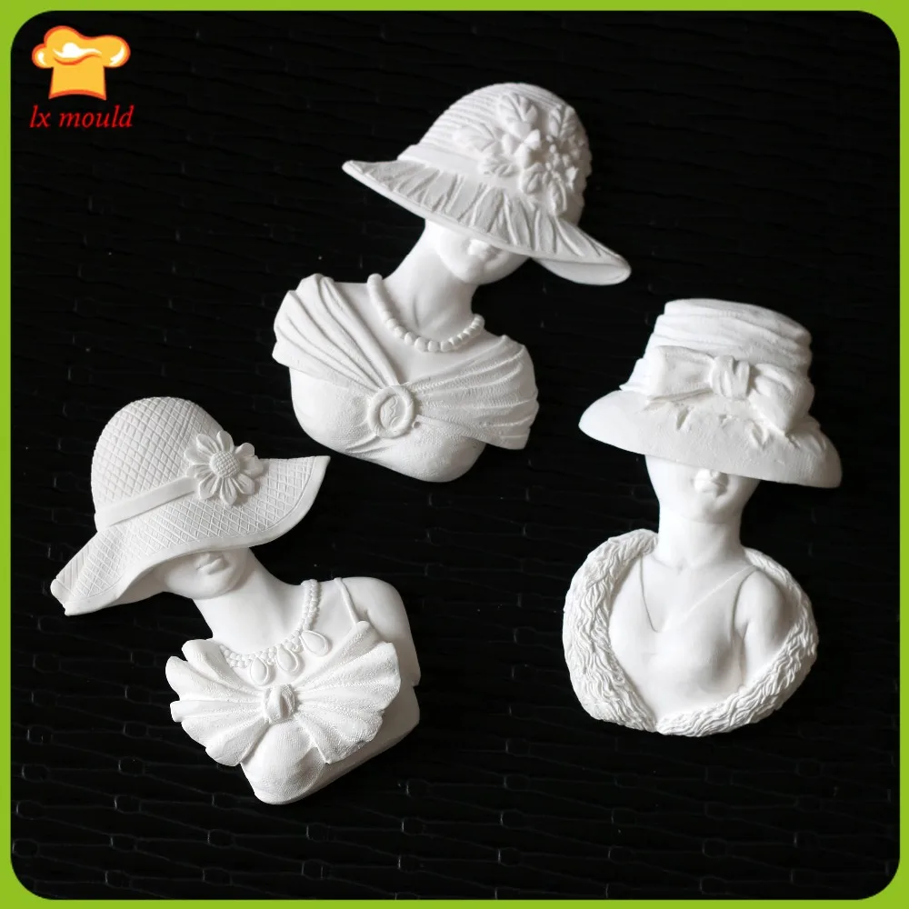 Красота девушка серия силиконовая форма для выпечки Форма пирога|molde silicone|mold silicone