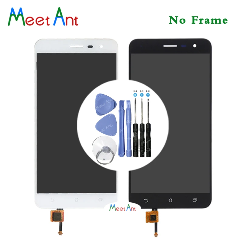 

High Quality 5.5'' For ASUS Zenfone 3 ZE552KL LCD Display Screen With Touch Screen Digitizer Assembly Black White + Tool