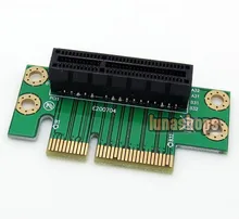 90 Degree PCI Express PCI-E 4x Protector Extender Extension Riser Card Adapter for 1U 2U