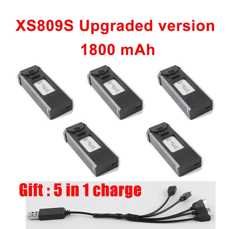 

XS809S shark Upgrade version accessories drone with hd wifi camera 1800 mAh battery fly 20 minutes long action time motor part