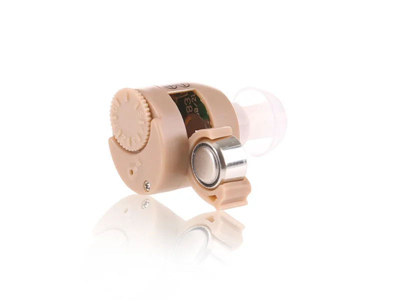 

2pcs pairing left & right Analog ITC Hearing Aids S-211 Invisible Mini In the Ear Sound Amplifier Micro Ear Hearing Aid