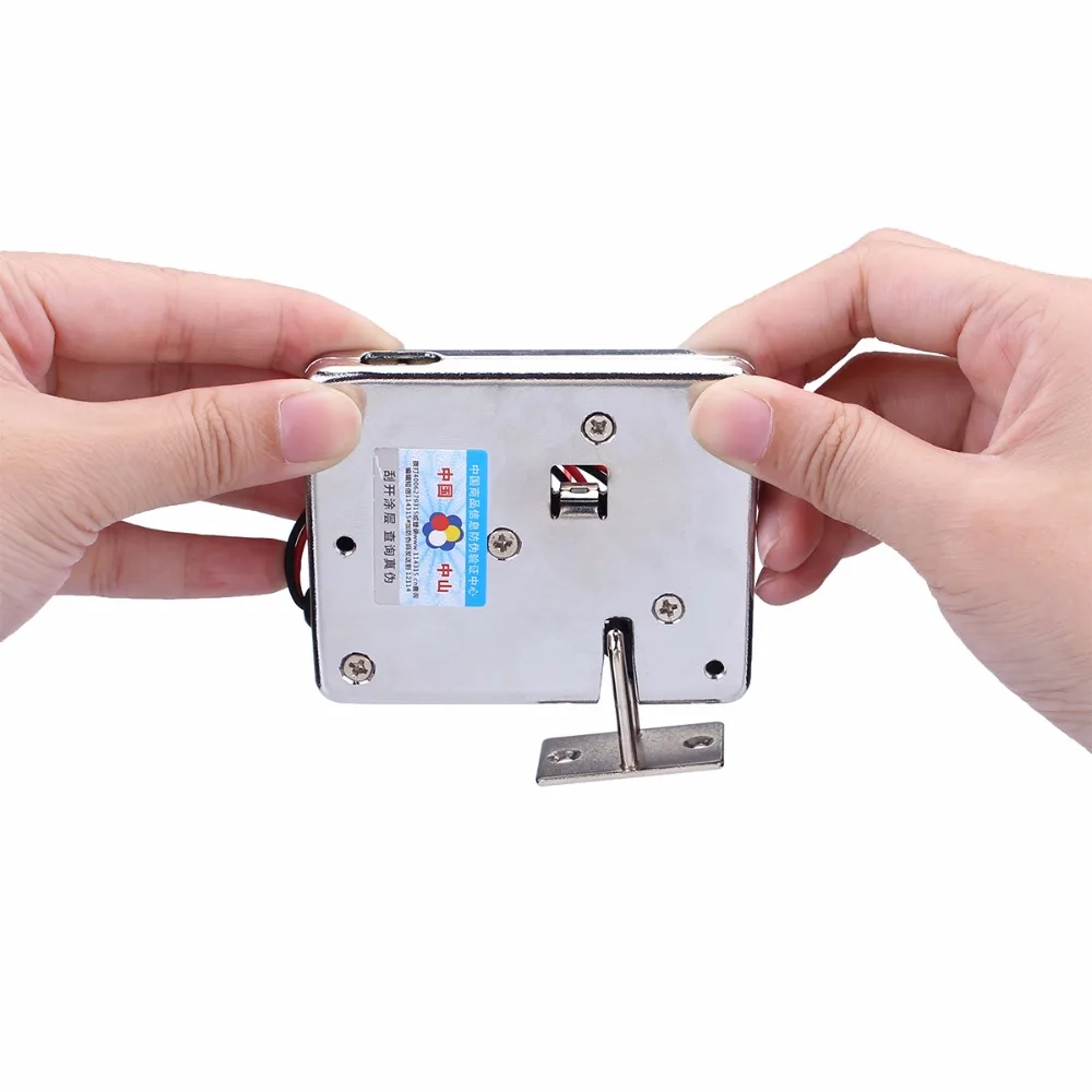 

DC12V Electronic Lock Cabinet Electric Door Lock Small Electric Lock Bolt F1746D