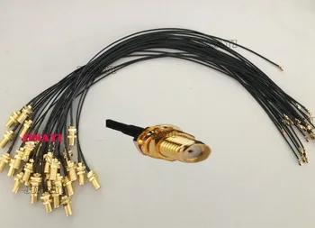 

100pc 8cm SMA Female Jack to IPX u.fl IPEX Connector RF Pigtail Cable 1.13 1.13mm