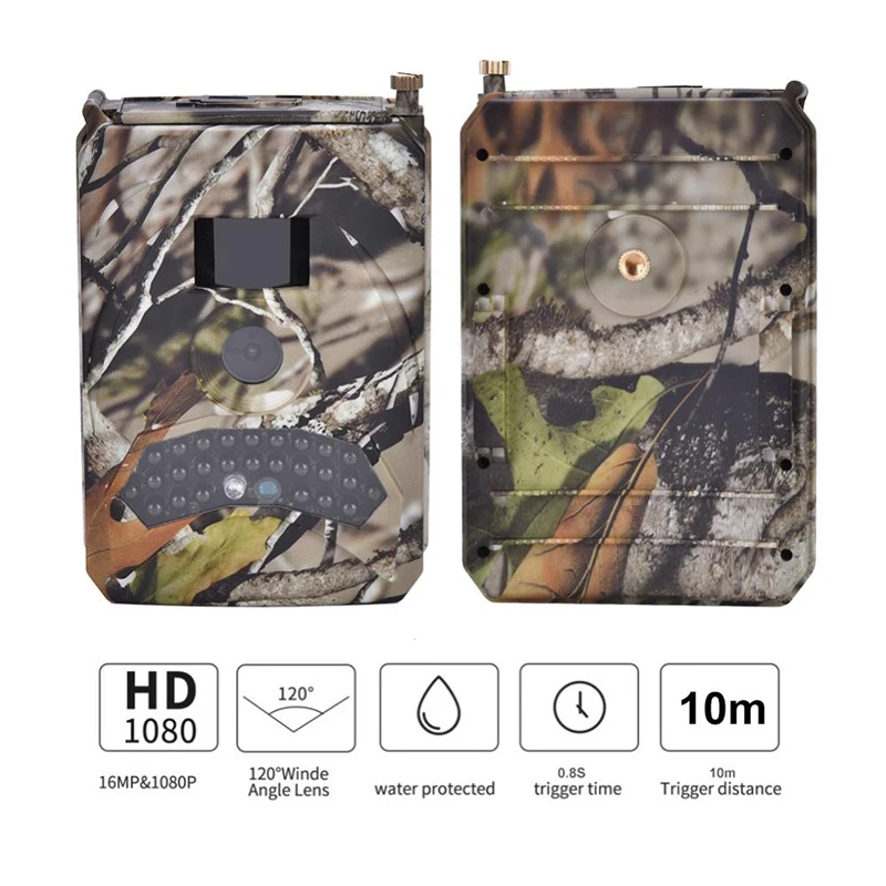 

Night Vision Trail Camera Game Hunting Camera 12MP 1080P Outdoor Surveillance Wildlife Cameras Trap Wild Video Recorder Cameras