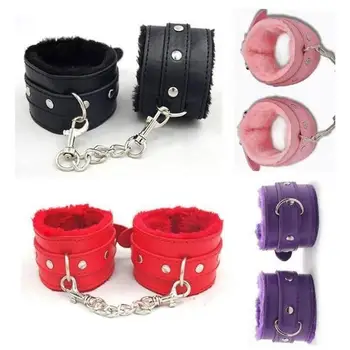 

Adult Leather Bondage Fetish BDSM Handcuffs Ankle Cuffs Restraints Sex Toys секс игрушки интим игрушки Juguetes Sexuales