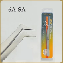 1 UNIDS VETUS 6A-SA Pinzas de Extensión de Pestañas para 3D 6D Volumen Pestañas Envío Libre