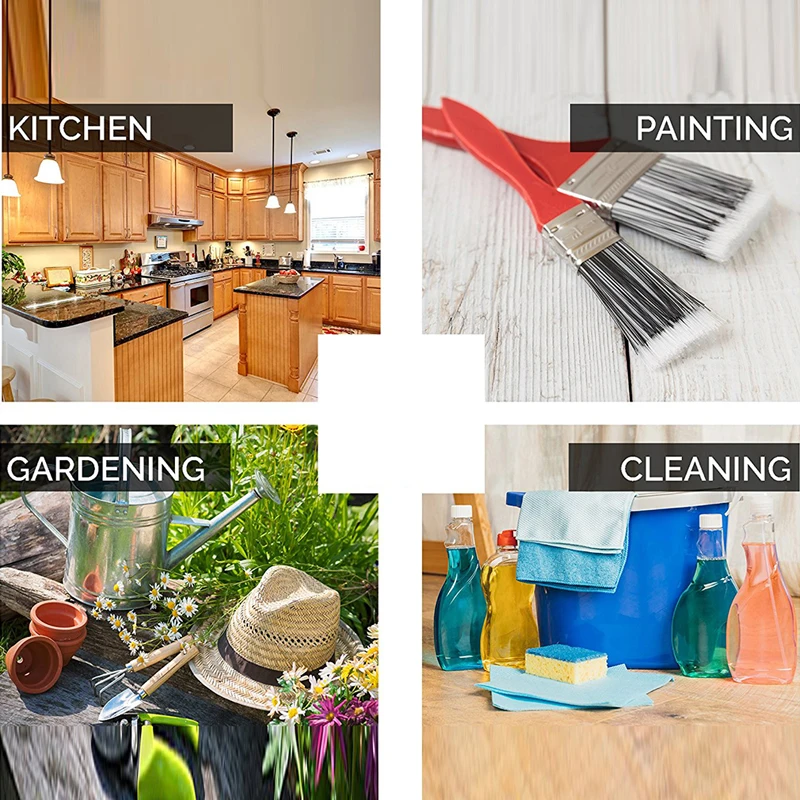 100pcs/set White Disposable Cleaning Apron Transparent Easy Use Kitchen Aprons For Women Men Kitchen Cooking Apron