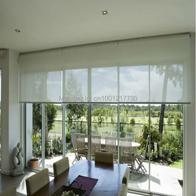 Free Shipping Por How To Make A Fabric Roller Shade Sheer G0 6732291 5723616 19756015 11134588 9391173 Tb24fmoxvbe 489704838 100 Polyester Fabric Sliver Coating Window Covering Roller Blinds