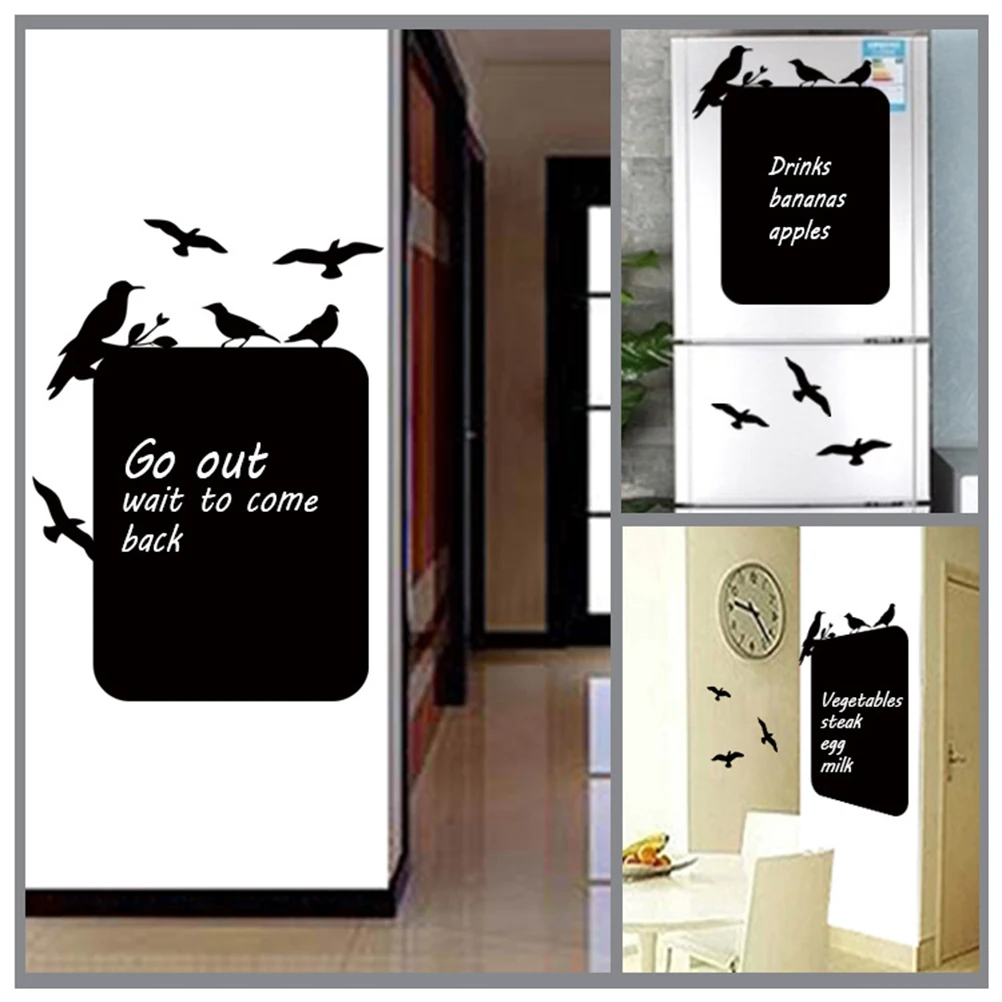 Kawaii Lion Animal Wall Sticky PVC Chalk Board Blackboard Wall Decal for kids baby room home decorations
