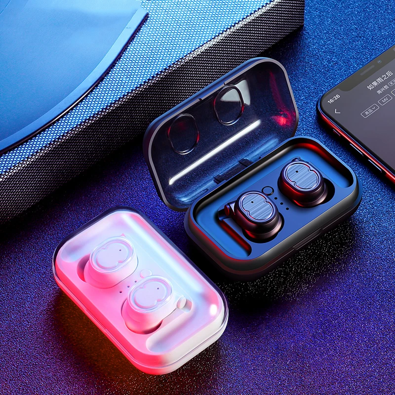 Беспроводные наушники T8 TWS Спортивные Bluetooth V5.0 гарнитура сенсорное управление