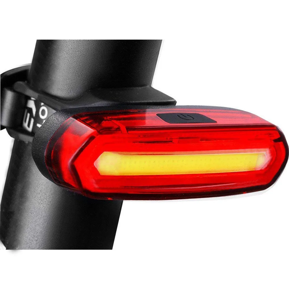 2018 USB recargable bicicleta 6 modos luz Flash LED luz de advertencia luz de la bici bisiklet aksesuar luces bicicleta M20