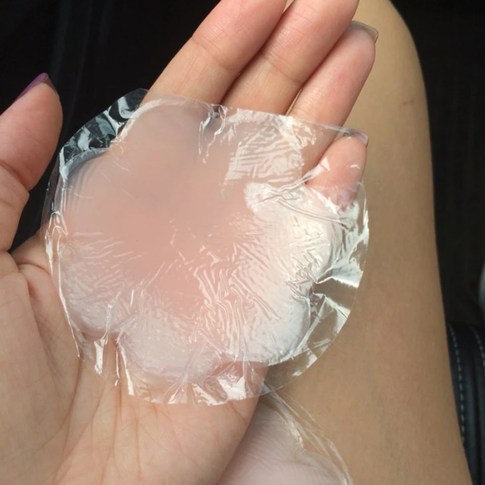 Women's Silicone Nipple Covers - Self-Adhesive, Invisible, Reusable Nipple Pasties, Bra Pad Stickers Accessories image 6