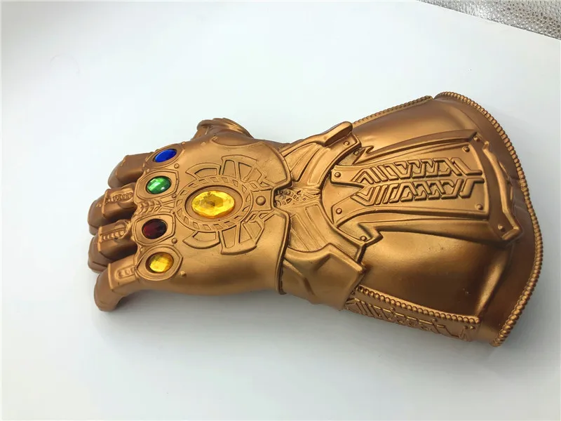 Marvel Мстители эндгейм супергерой танос Бесконечность гаунтлет косплей перчатки Мстители светодиодный латекс перчатки дети взрослые оснастки варежки игрушка
