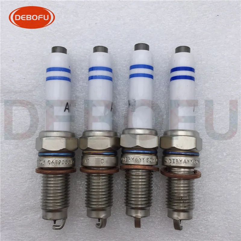 

4pcs/lot IRIDIUM SPARK PLUG 04E905612 04E-905-612 04E 905 612 FOR 024140512 ZKER6A-10EG PZKER7A8EGS 94968 auto ignition plug