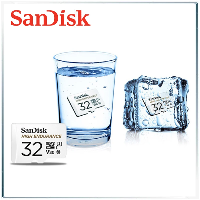 Sandisk высокая выносливость micro sd 128 ГБ sd карта 32 ГБ micro sd карта 64 Гб карта памяти 256 Гб tf карты u3 карты класс 10 micro sd карта